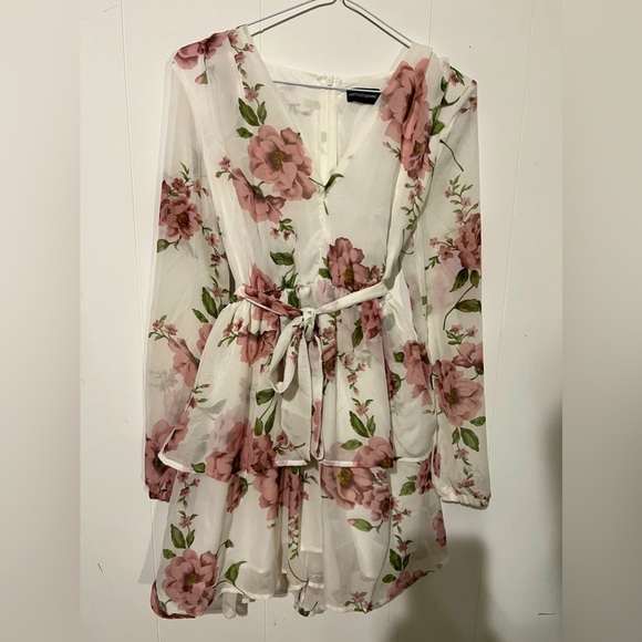PLT floral chiffon dress - Picture 2 of 7